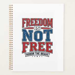 Agenda Diseño de camiseta de veterano patriota Libertad N