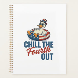Agenda Diseño de camiseta flotante del pato patriótico de