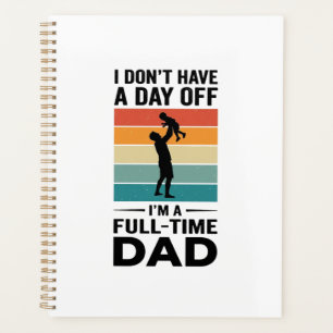 Agenda Diseño de camiseta gráfica vintage de papá a tiemp