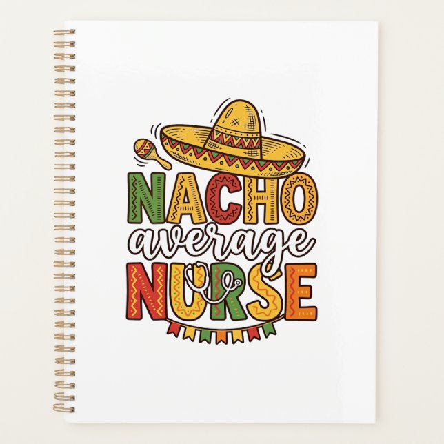 Agenda Diseño de camiseta Nacho Average Nurse Cinco De Ma (Anverso)