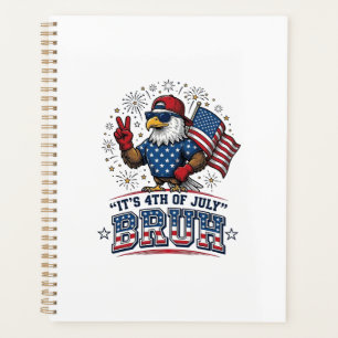 Agenda Diseño de camiseta patriótica Funny 4th of July Ea