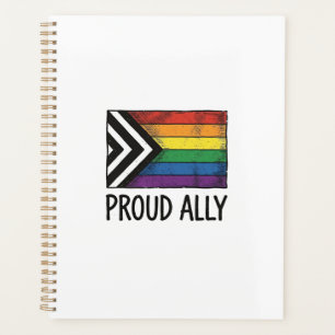 Agenda Diseño de camiseta vectorial de bandera de orgullo
