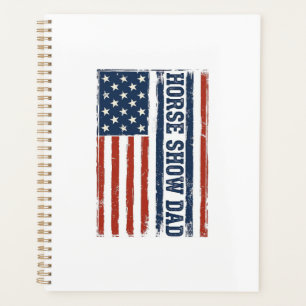 Agenda Diseño de camiseta vintage de la bandera americana