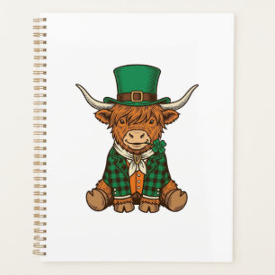 Agenda Diseño de camiseta vintage de trébol irlandés de v