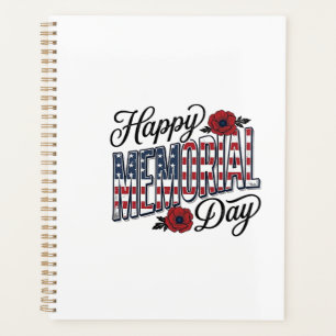 Agenda Diseño de camiseta vintage feliz día de los caídos