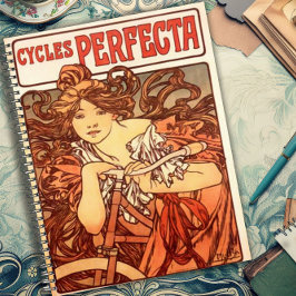 Agenda Diseño de cartel vintage Art Nouveau