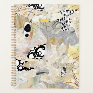 Agenda Diseño de Collage Abstracto Elegante Neutro