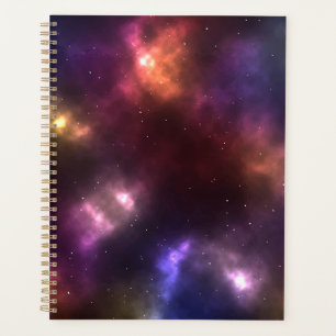 Agenda Diseño de constelaciones del espacio cósmico abstr