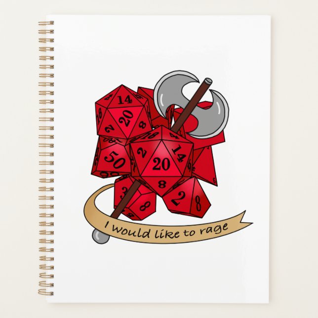 Agenda Diseño de dados bárbaros (Anverso)