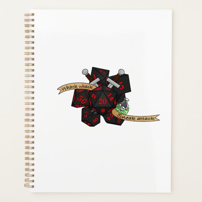 Agenda Diseño de dados de moda (Anverso)