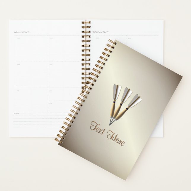 Agenda Diseño de dardos con monograma (Demostración)