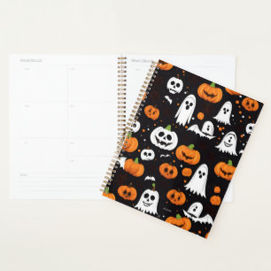 Agenda diseño de decoración de Halloween