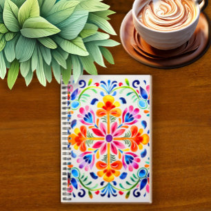 Agenda Diseño de flores mexicanas