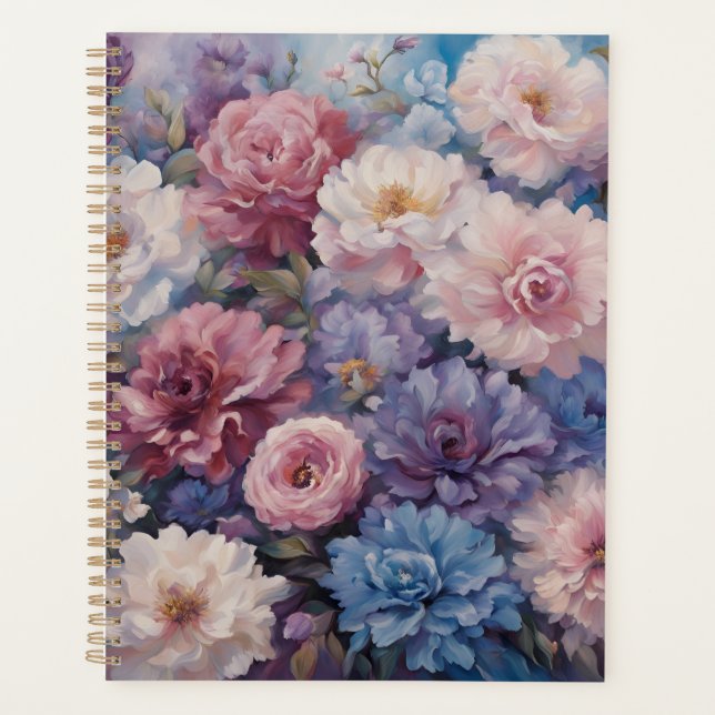 Agenda Diseño de flores silvestres sucias (Anverso)