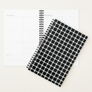 Agenda Diseño de ilusión óptica que desaparece puntos neg
