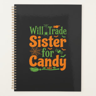 Agenda Diseño de intercambio de dulces de hermana de Hall
