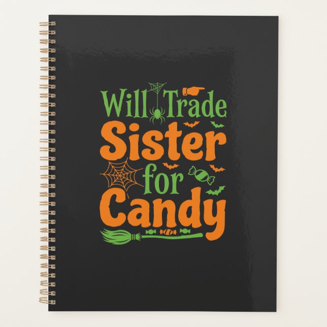 Agenda Diseño de intercambio de dulces de hermana de Hall (Anverso)
