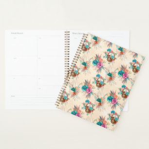 Agenda Diseño de la serie Boho Skull 3
