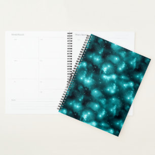 Agenda Diseño de la serie de galaxias verde azuladas 3