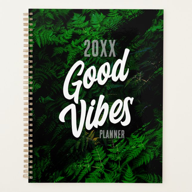 Agenda Diseño de Leaf Verde para Buenos Vibes (Anverso)