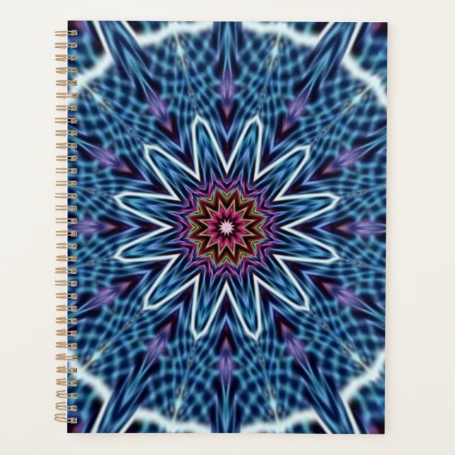 Agenda diseño de mandala (Anverso)