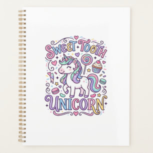 Agenda Diseño de mercancía original Unicorn Sweet Tooth U