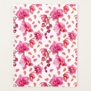 Agenda Diseño de orquídeas acuarelas 2