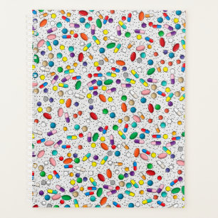 Agenda Diseño de píldora de Médica en farmacia de enferme