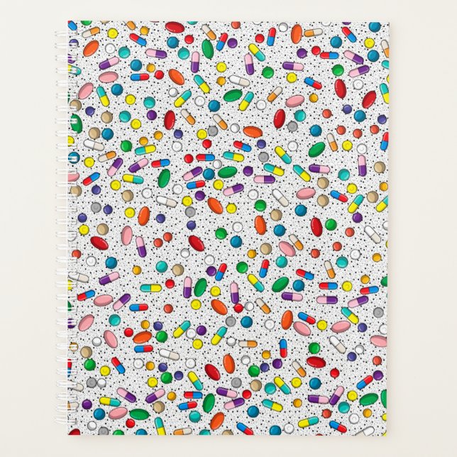 Agenda Diseño de píldora de Médica en farmacia de enferme (Anverso)