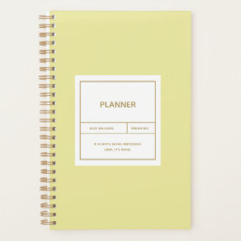 Agenda Diseño de planificación simple minimalista