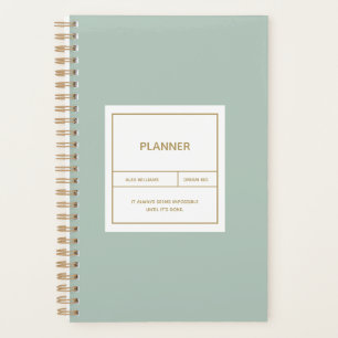 Agenda Diseño de planificación simple minimalista