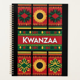 Agenda Diseño de Planner inspirado en Kwanzaa