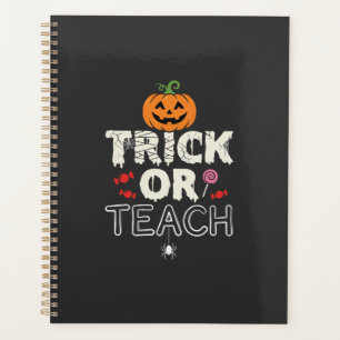 Agenda Diseño de profesor de Halloween Truco o Enseña (2)