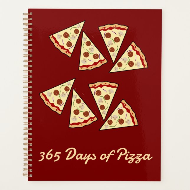 Agenda Diseño de Rebanadas de Pizza (Anverso)