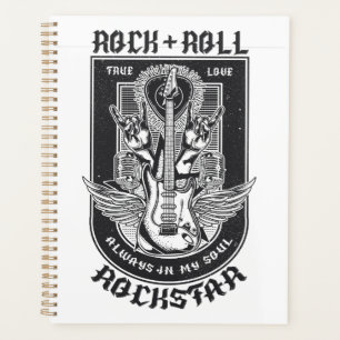 Agenda Diseño de rock de guitarra