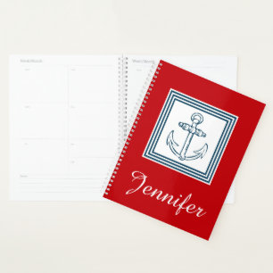Agenda Diseño de temática náutica