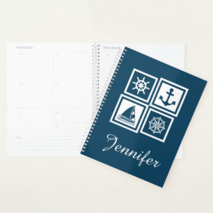 Agenda Diseño de temática náutica