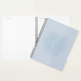 Agenda Diseño de tipografía cristiana que Jesús ama