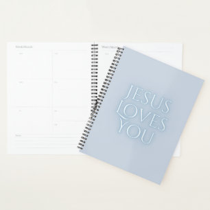 Agenda Diseño de tipografía cristiana que Jesús ama