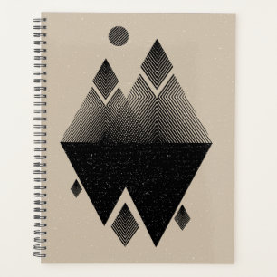 Agenda Diseño de triángulo inspirado en Escandinavia