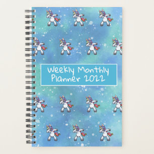 Agenda Diseño de unicornio de Planner diario semanal