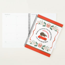 Agenda Diseño de vacaciones personalizado Texto de Navida