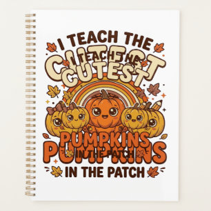 Agenda Diseño de vector de aula de otoño de calabaza de p