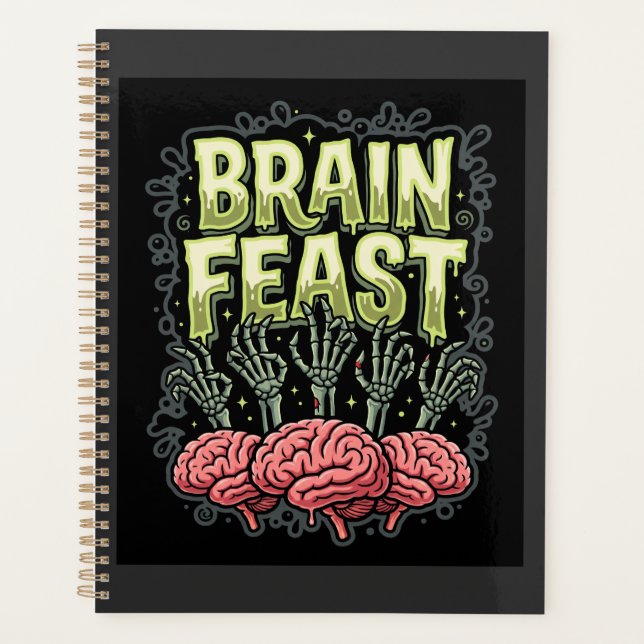 Agenda Diseño de vector de manos de zombie de festín de c (Anverso)