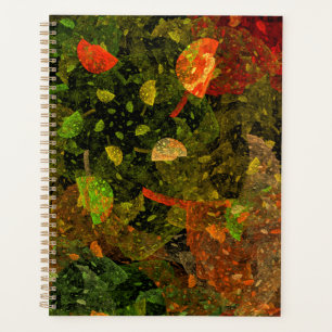 Agenda Diseño decorativo colorido de otoño