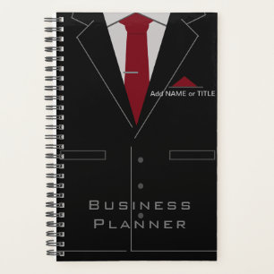 Agenda Diseño divertido de Business Planner con nombre pe
