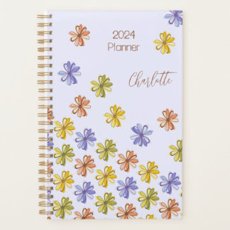 Agenda Diseño elegante de flores