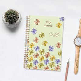 Agenda Diseño elegante de flores