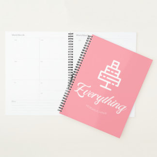 Agenda Diseño elegante de pastelitos para todo el planifi