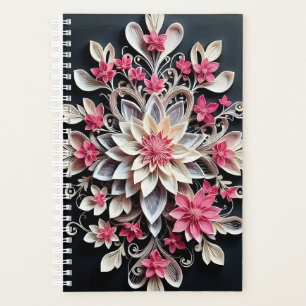 Agenda Diseño floral 3D